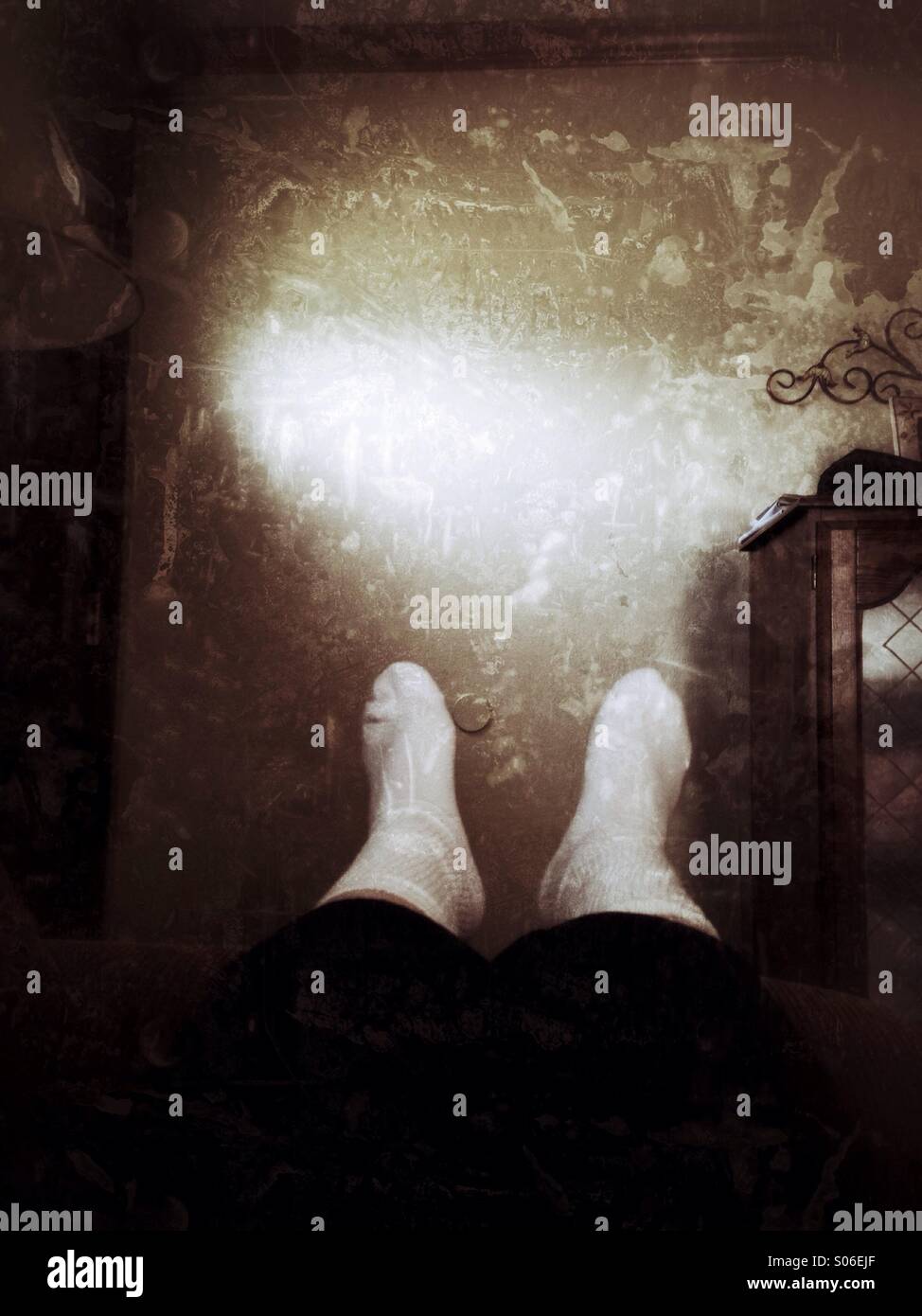 A well deserved rest. - Smartphone Captured Stock Image