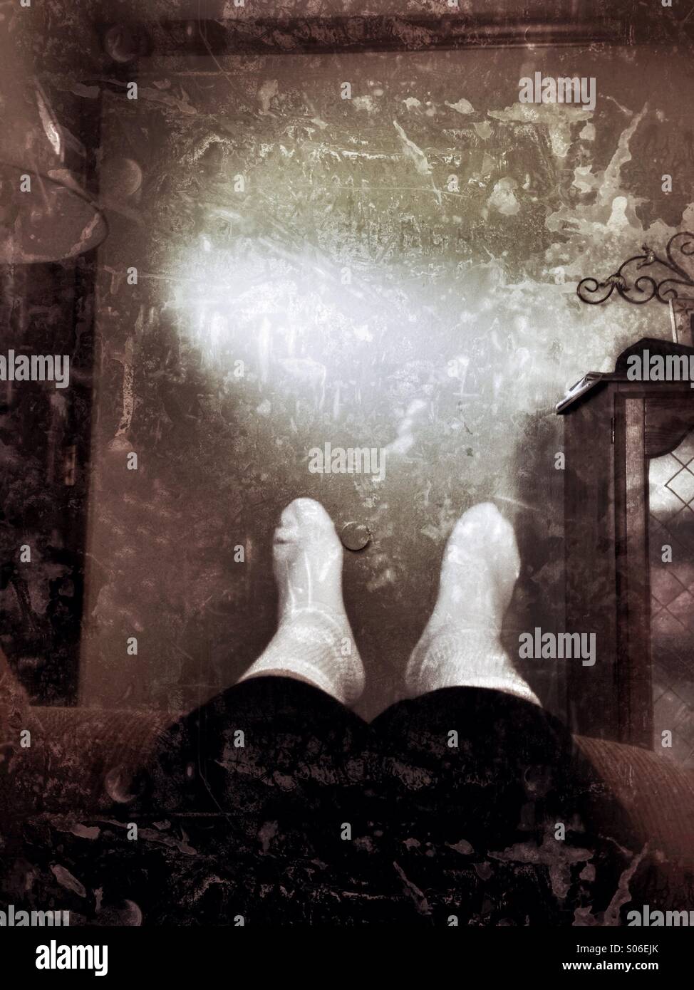 Crashed. - Smartphone Captured Stock Image