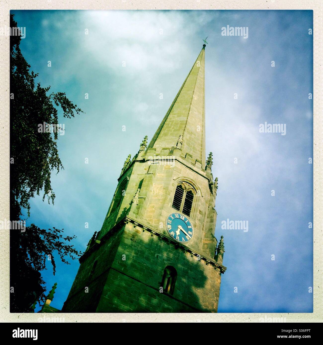 St Mary's church in Masham, North Yorkshire Stock Photo