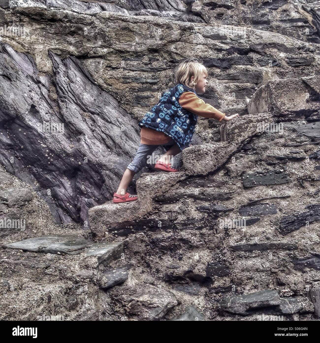 Climbing steps Stock Photo Alamy