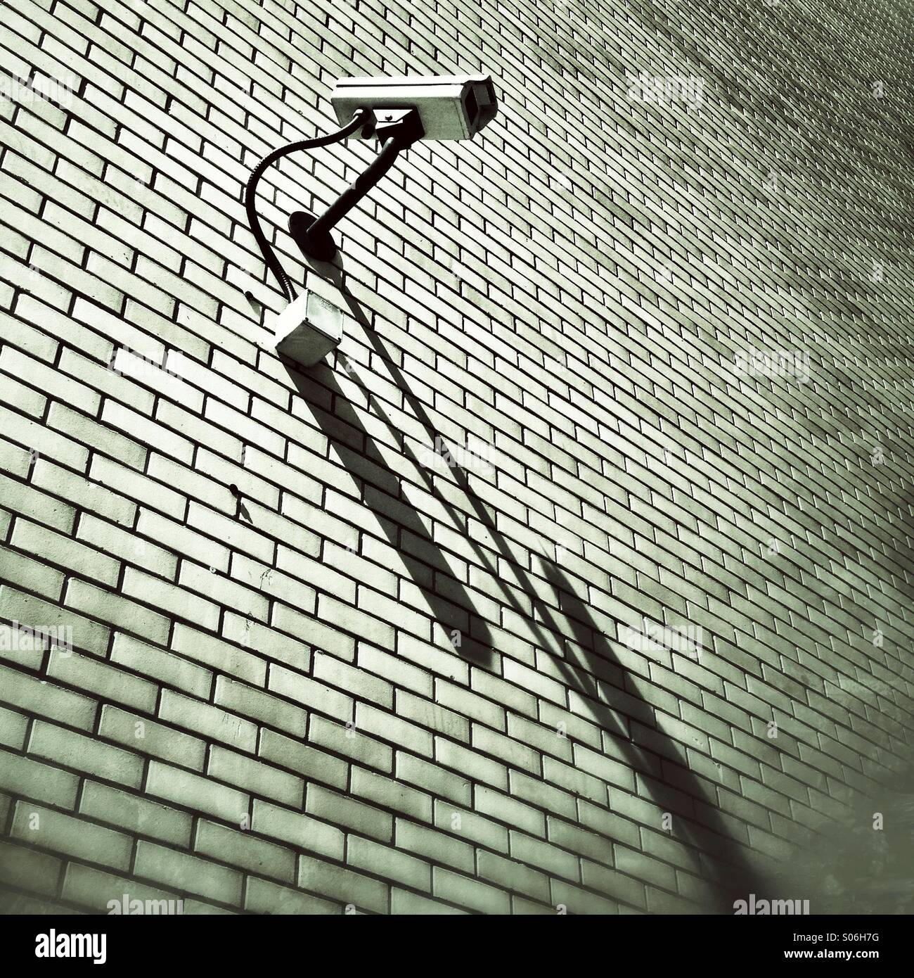 Surveillance camera - Smartphone Captured Stock Image