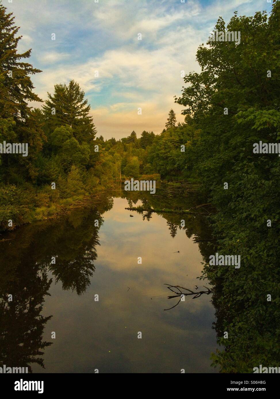 The Canyon at Reed college Stock Photo Alamy