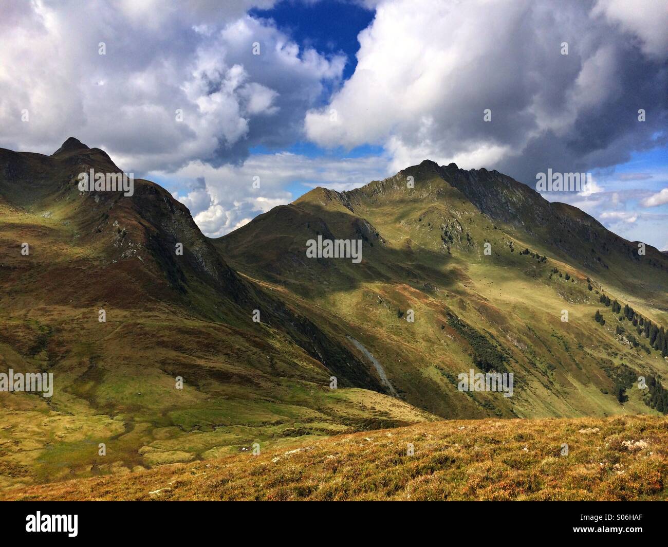 Autumn Kitzbuheler Alps in Austria - Smartphone Captured Stock Image