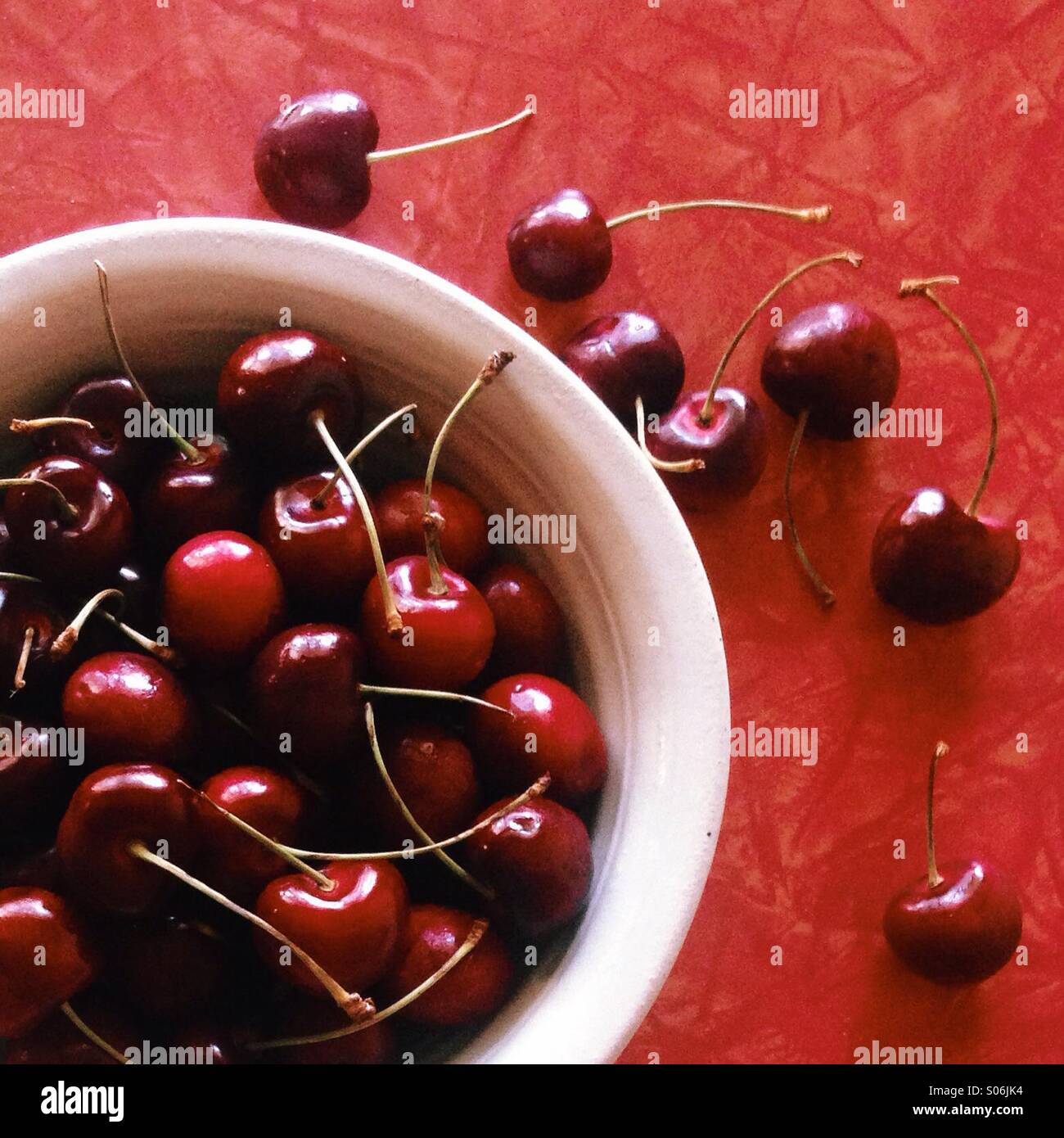 Bing Cherries Stock Photo Alamy