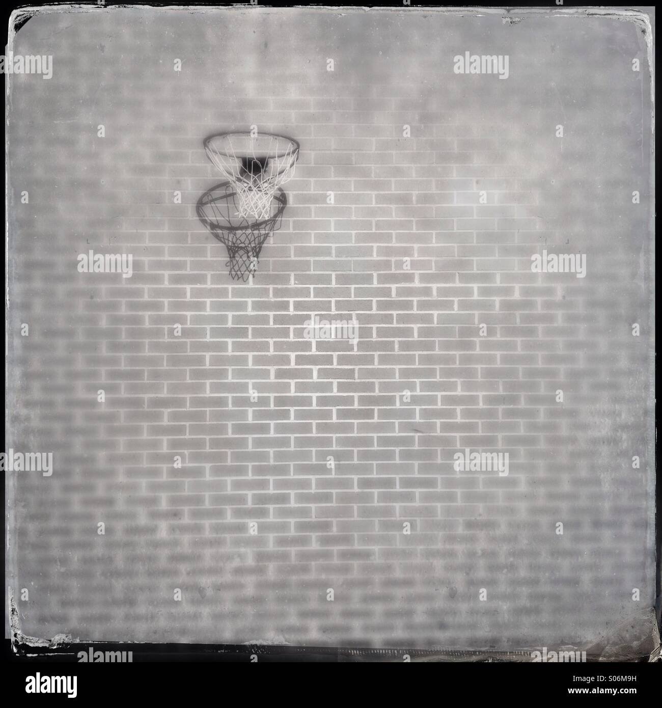 Basketball hoop - Smartphone Captured Stock Image