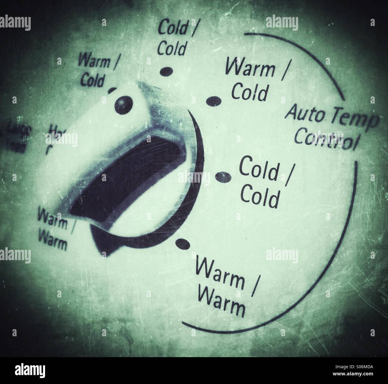 Washing Machine Temperature Controls Stock Photo Alamy