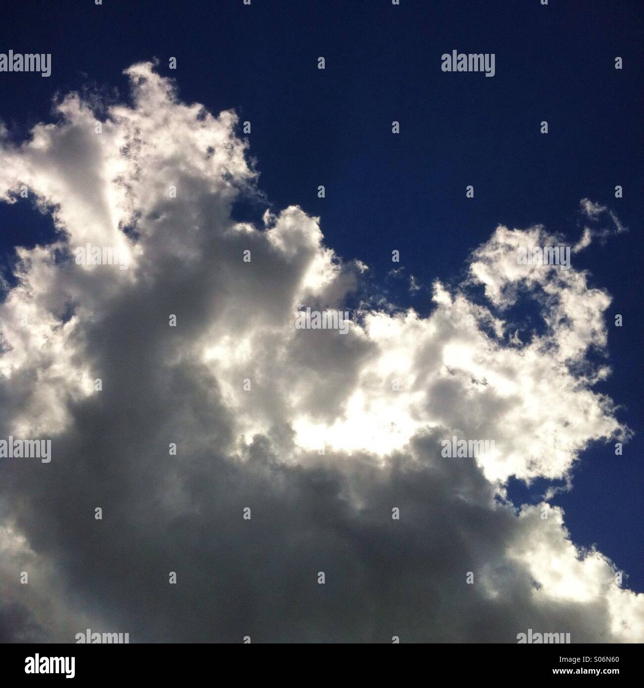 Silver lining - Smartphone Captured Stock Image