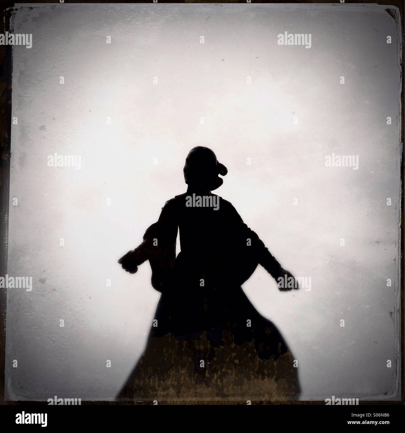 Silhouette of a toy - Smartphone Captured Stock Image