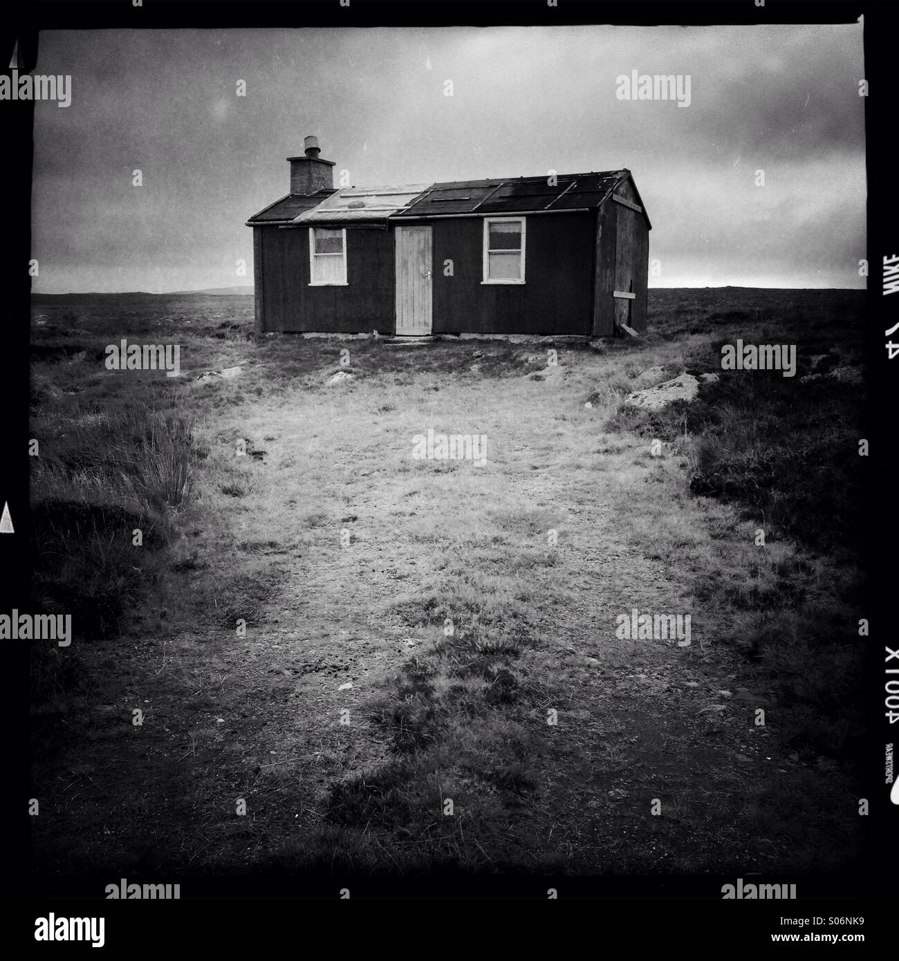 Old shieling on the Isle of Lewis Stock Photo