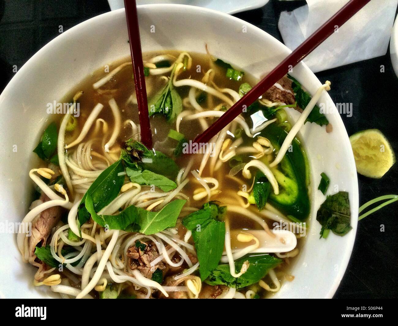 Pho, Classic Vietnamese soup Stock Photo - Alamy