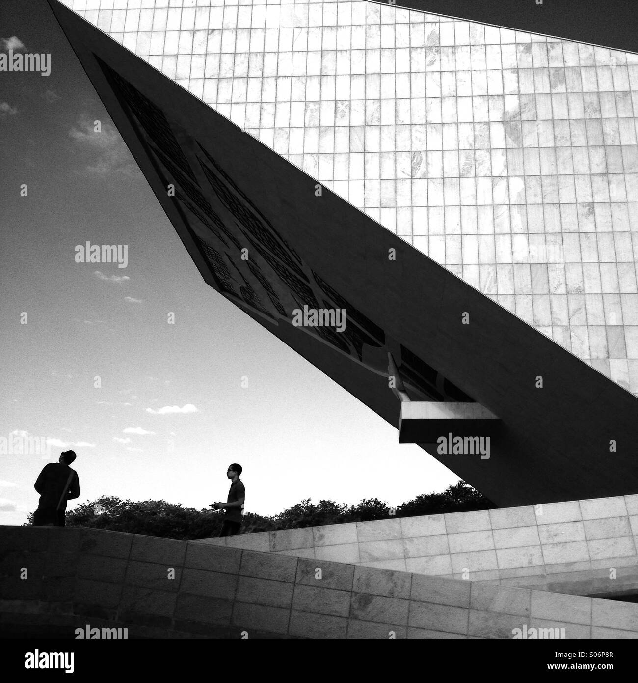 Brasilia pantheon of the fatherland and freedom - Smartphone Captured Stock Image