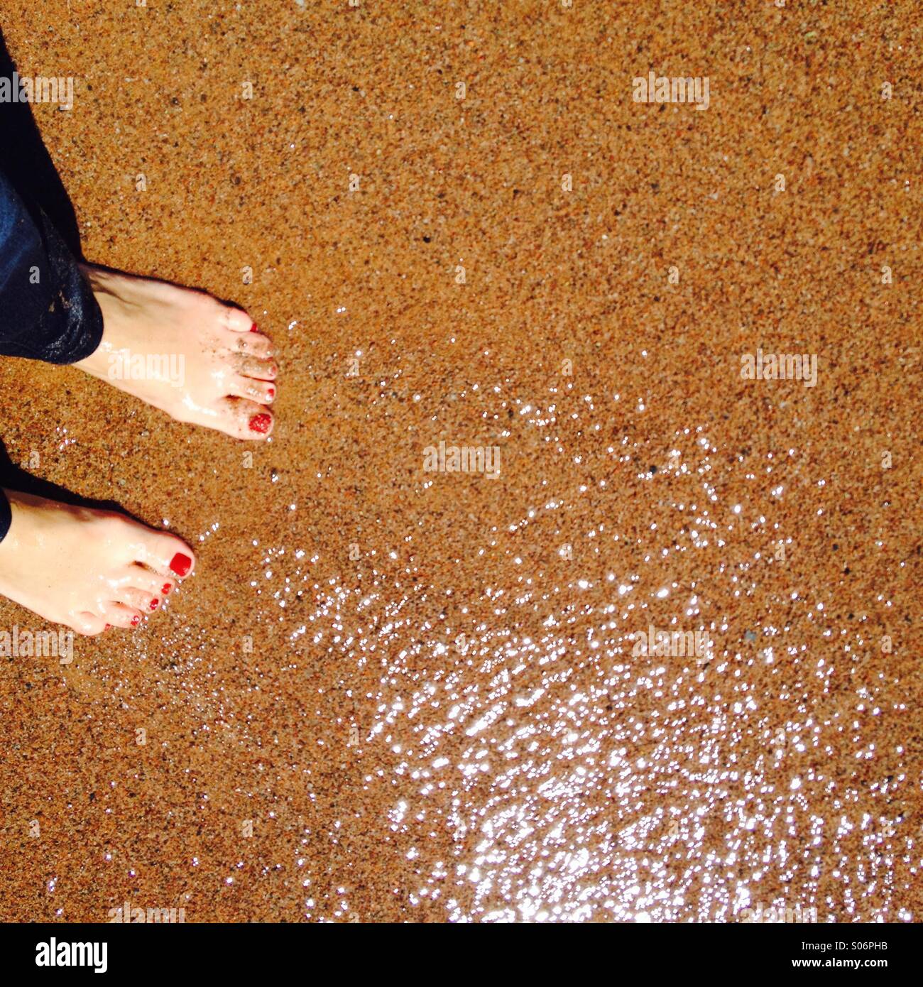Selfie of feet woman hi-res stock photography and images - Alamy