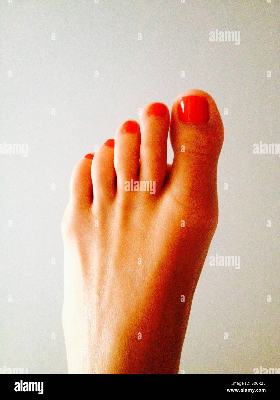 Pedicure - Smartphone Captured Stock Image