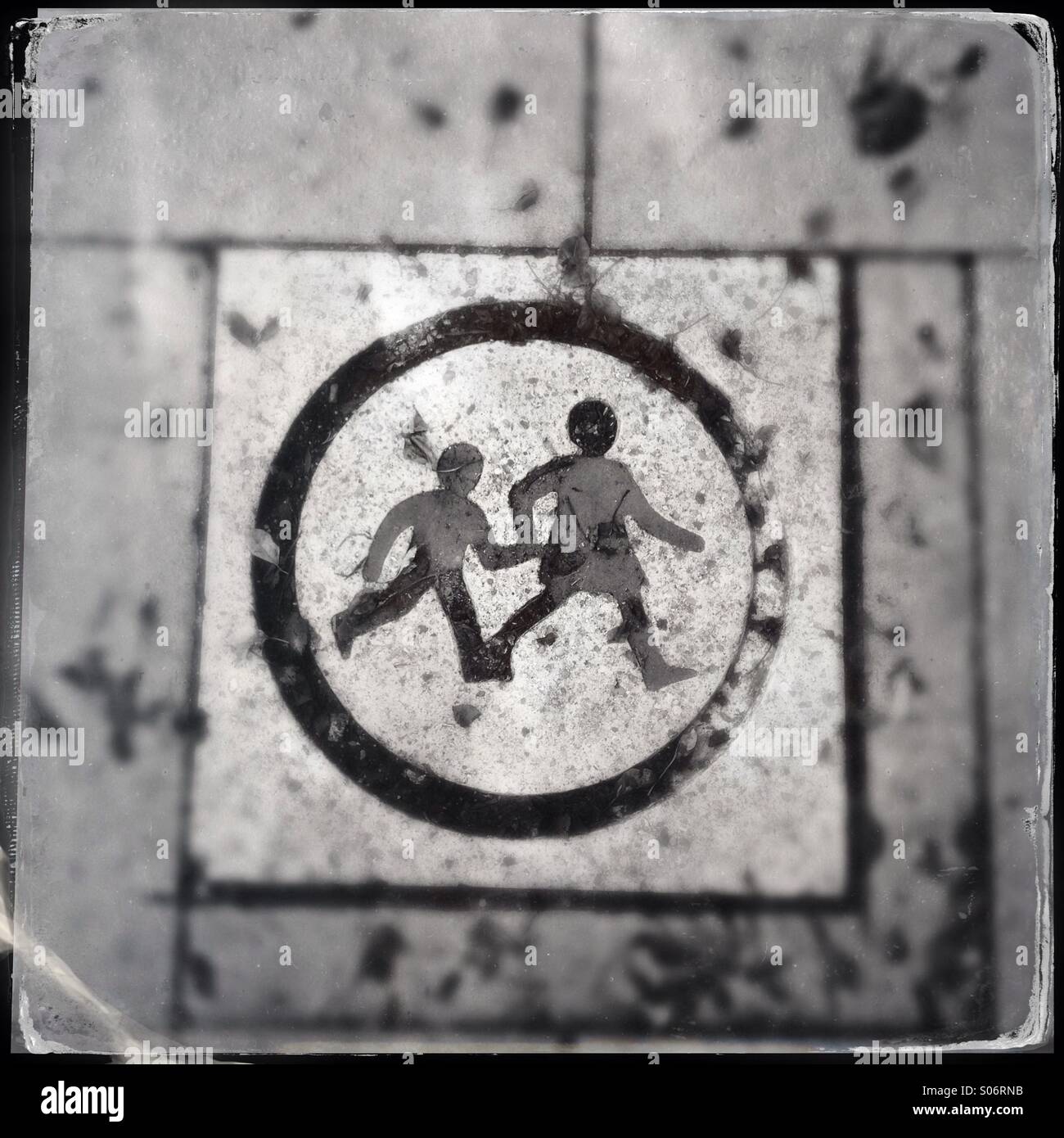 School sign - Smartphone Captured Stock Image