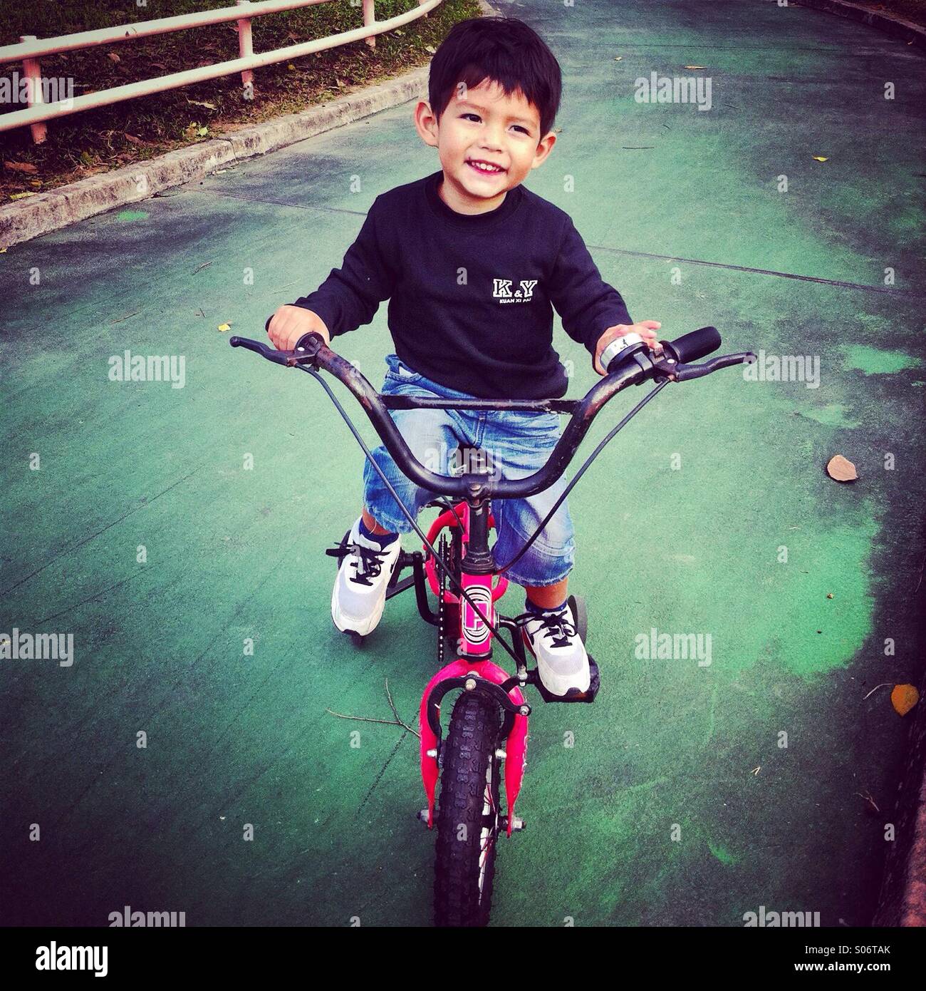 Boy ride hi-res stock photography and images - Alamy