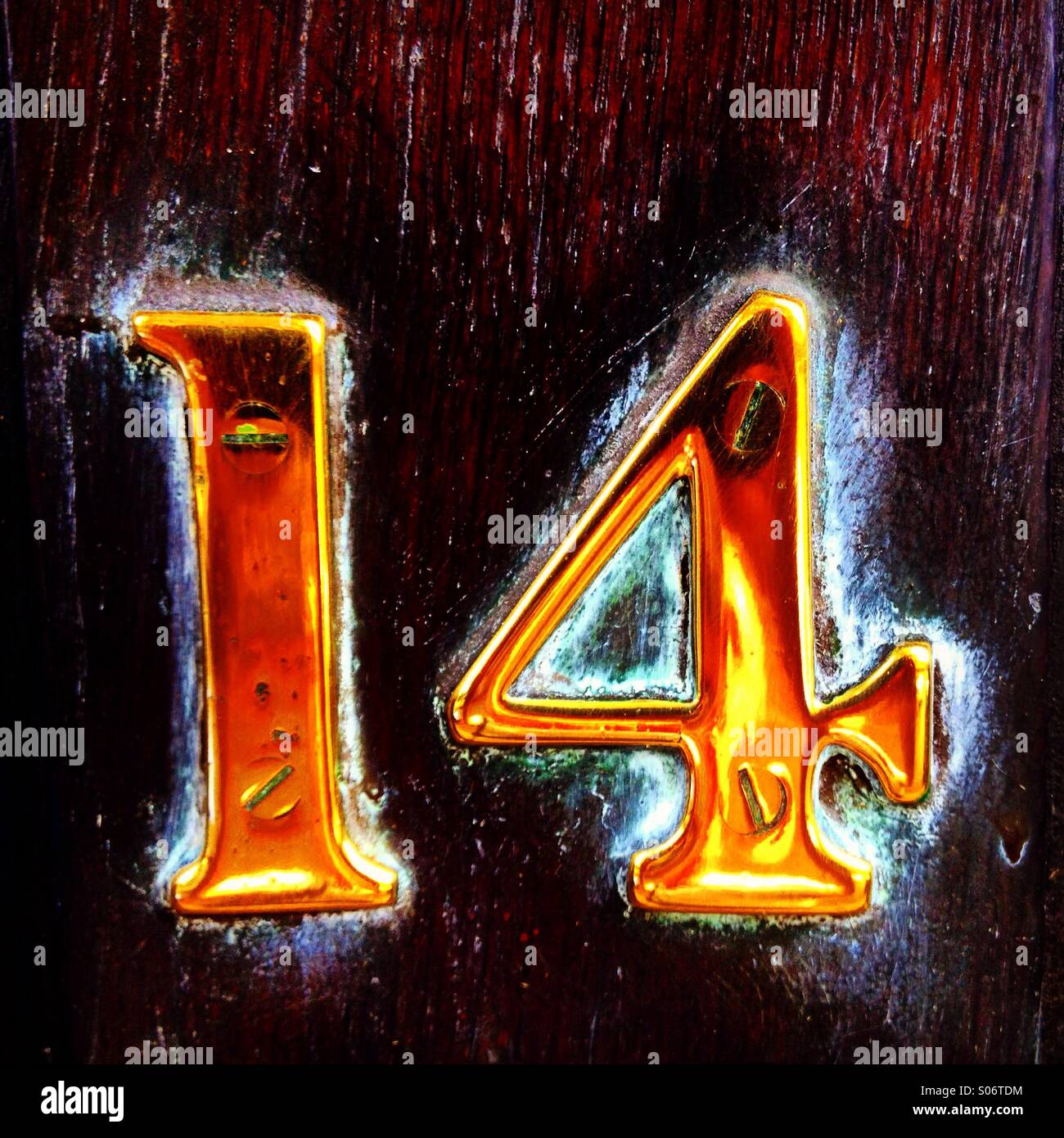14 number hi-res stock photography and images - Alamy