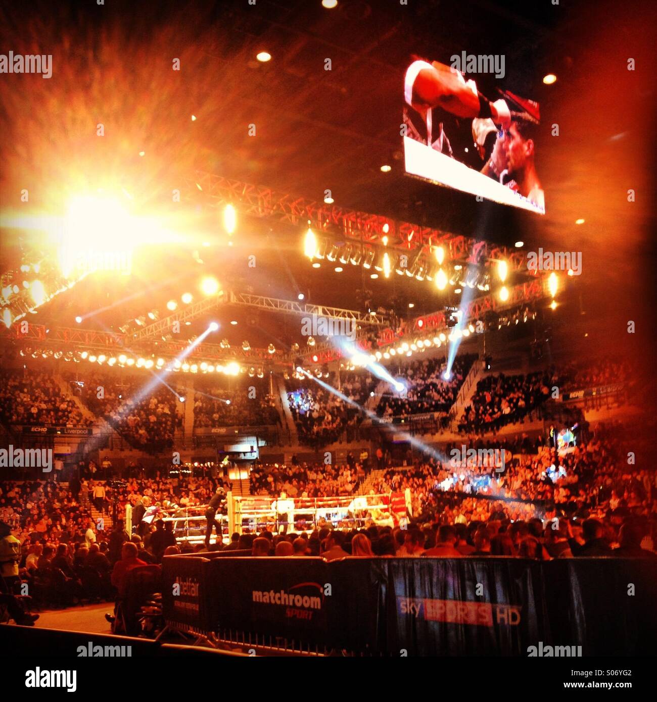 echo arena Liverpool boxing Stock Photo Alamy