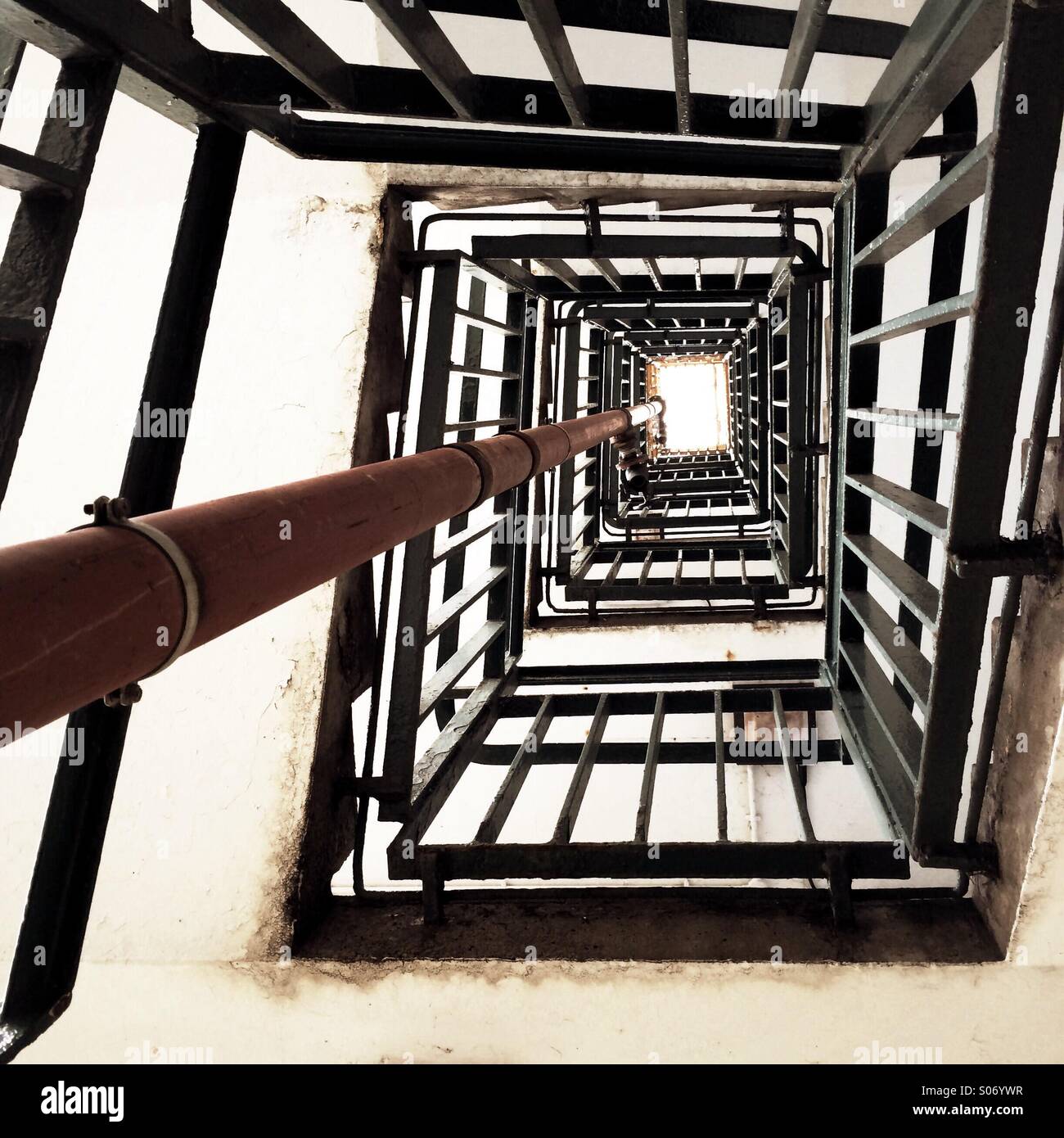 Stairs in block flats hi-res stock photography and images - Alamy