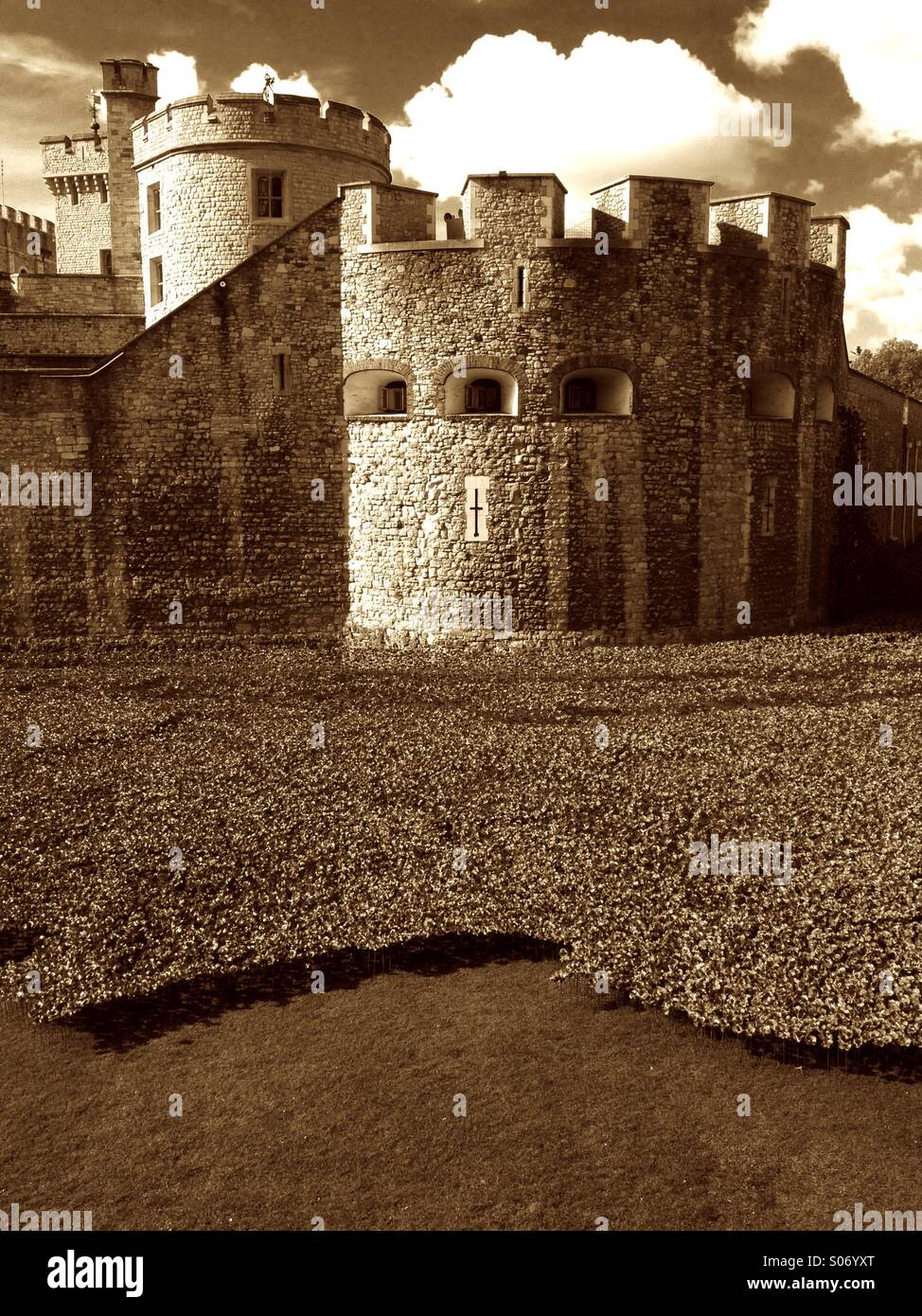 Tower of london moat hi-res stock photography and images - Alamy