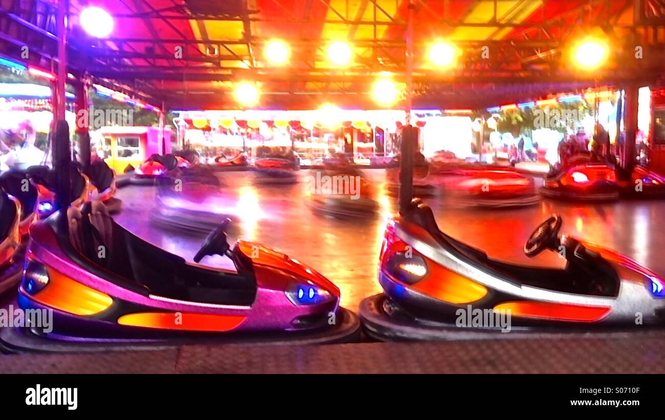 The Bumper Cars Stock Photo Alamy
