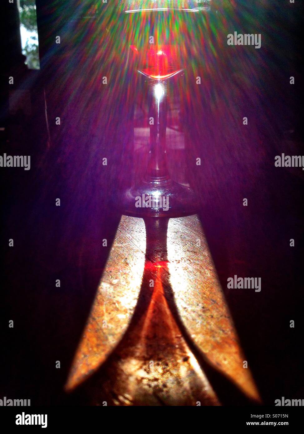 Wine and Sunshine#1 - Smartphone Captured Stock Image