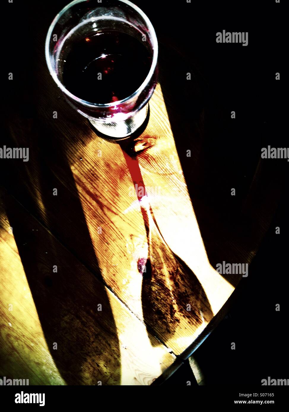 Sunshine and Wine#5 - Smartphone Captured Stock Image