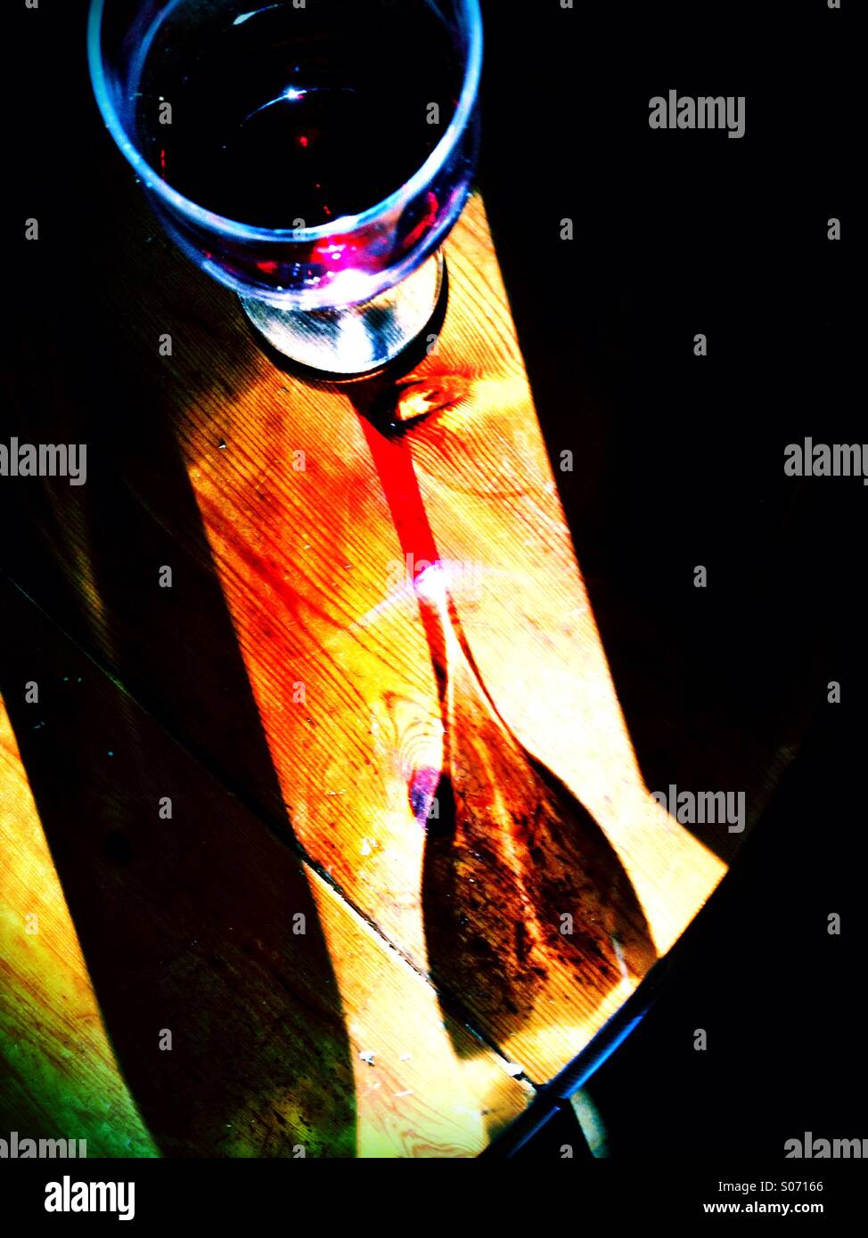 Wine and Sunshine#6 - Smartphone Captured Stock Image