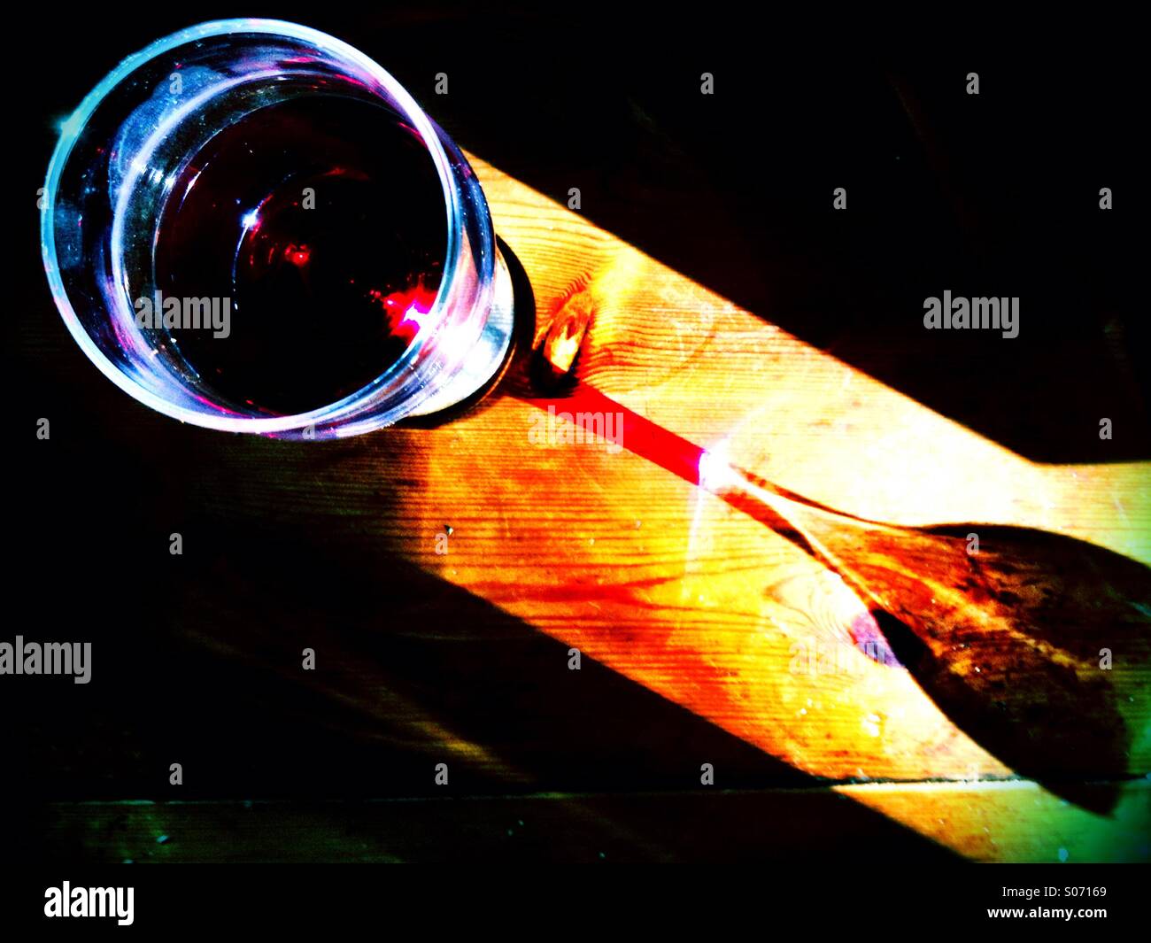 Wine and Sunshine#7 - Smartphone Captured Stock Image