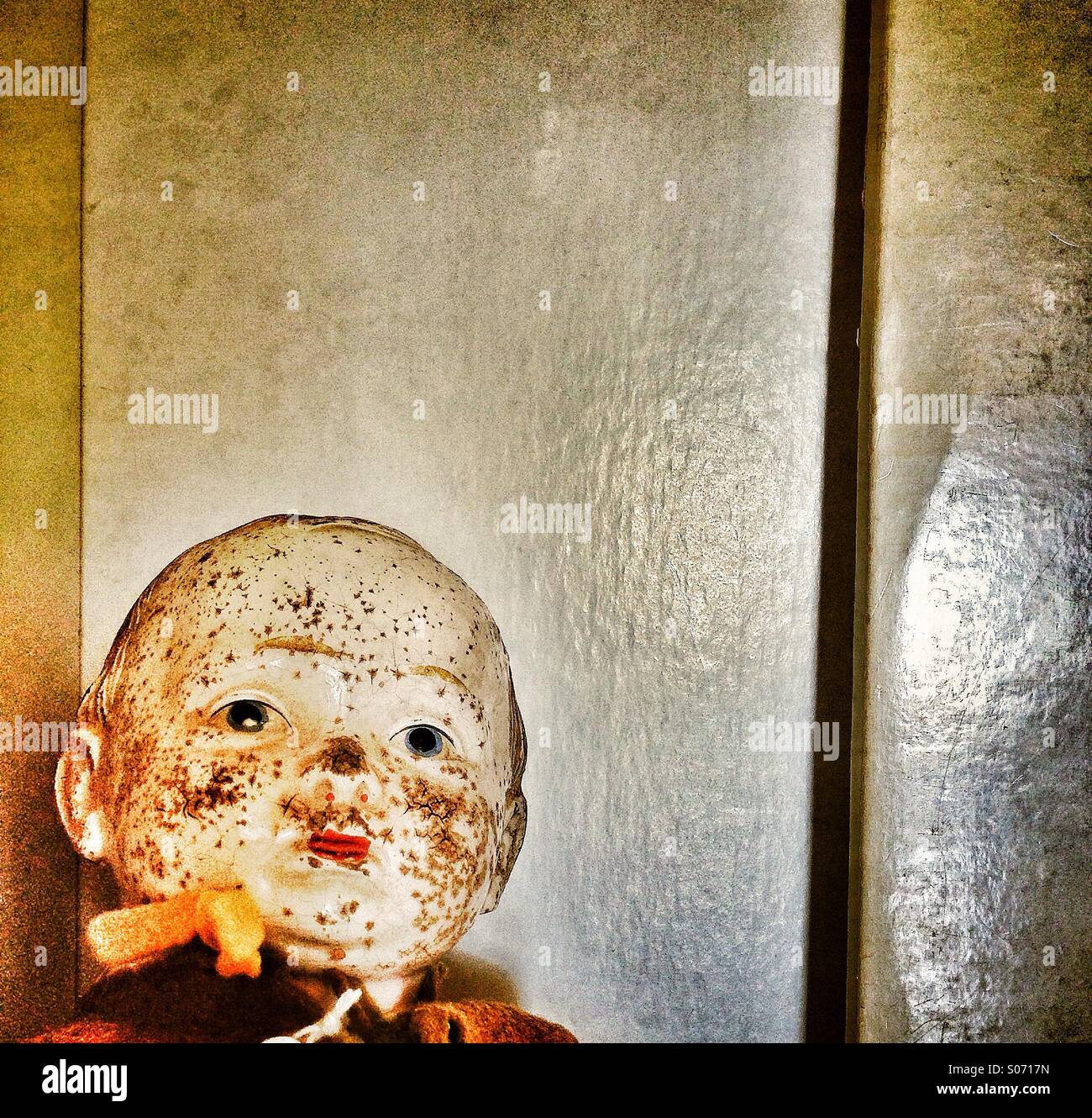 creepy baby doll head