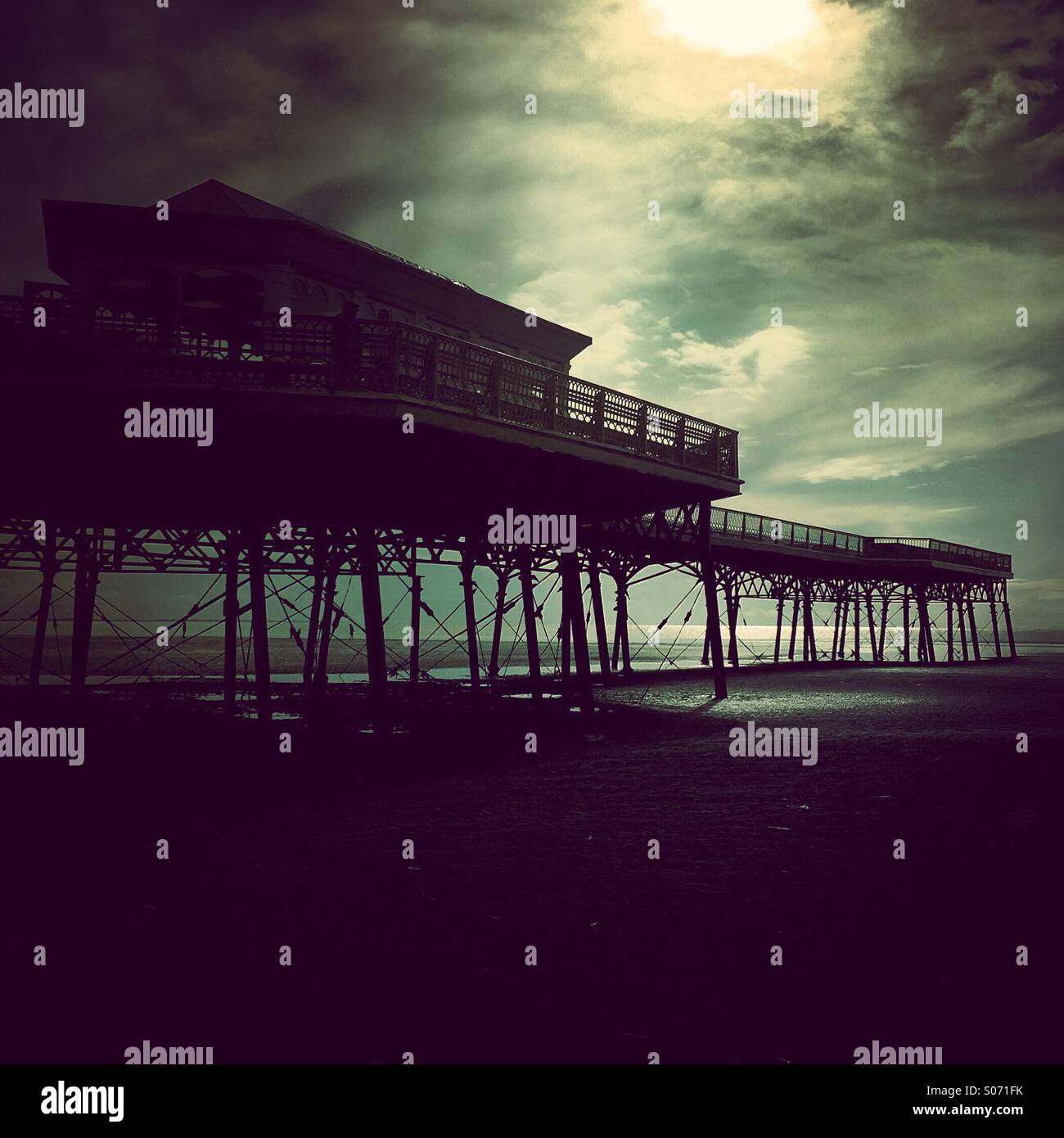 Under the boardwalk Stock Photo Alamy