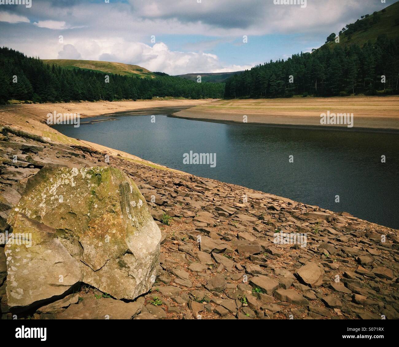 Peak District reservoir Stock Photo Alamy