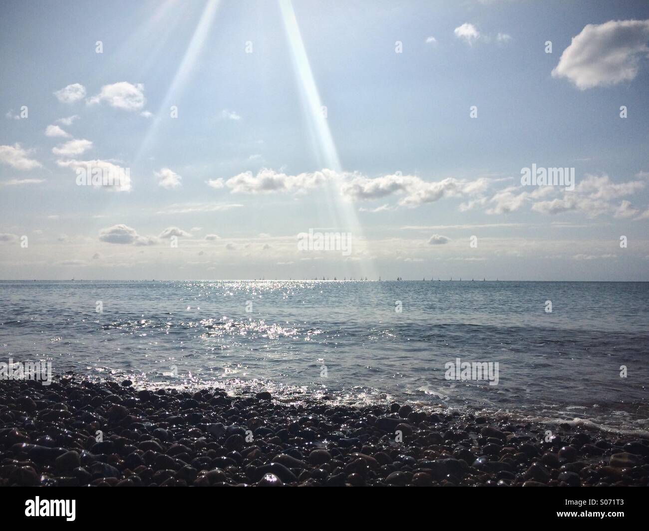Brighton seascape Stock Photo