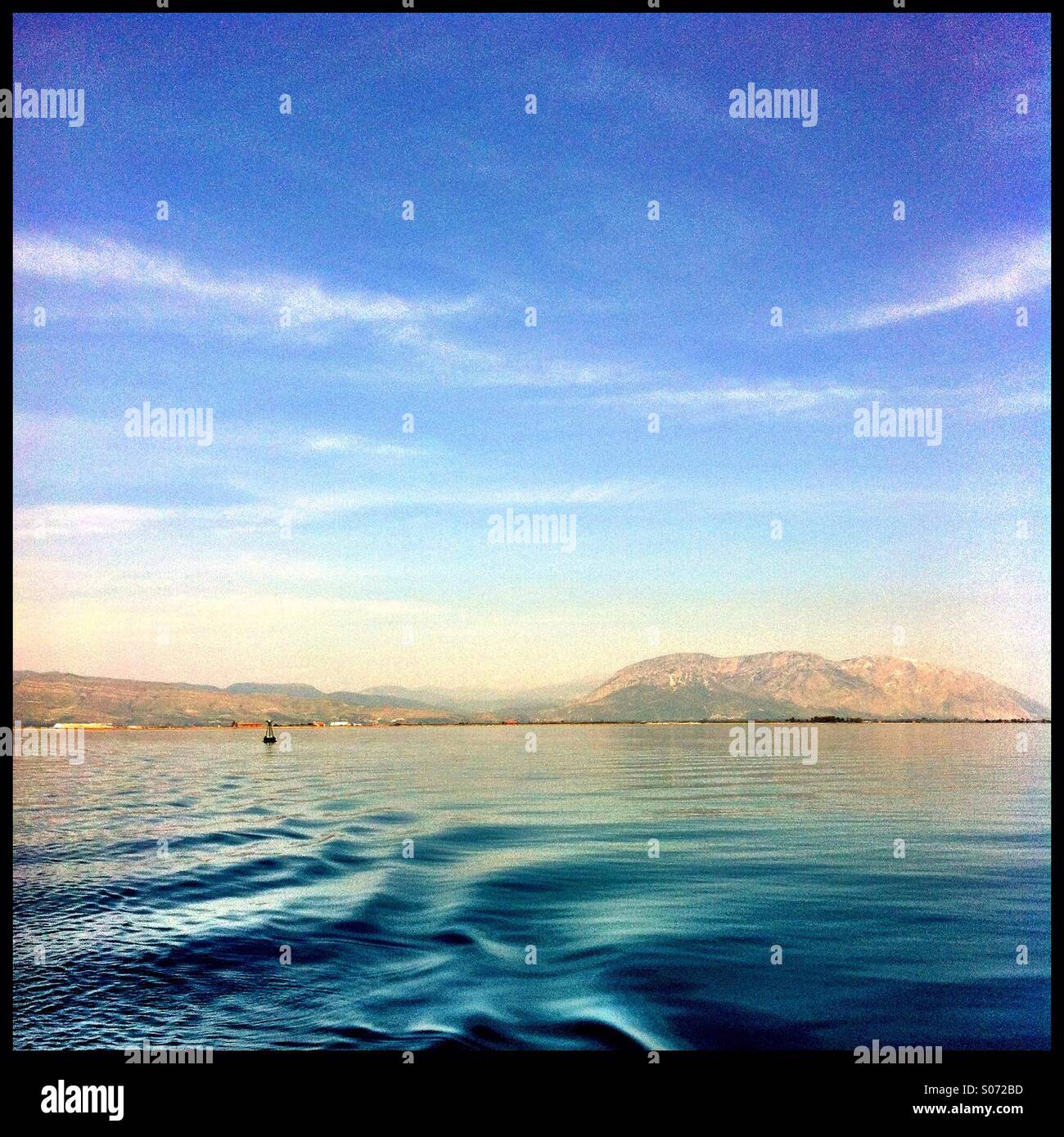 Greece sailing Stock Photo