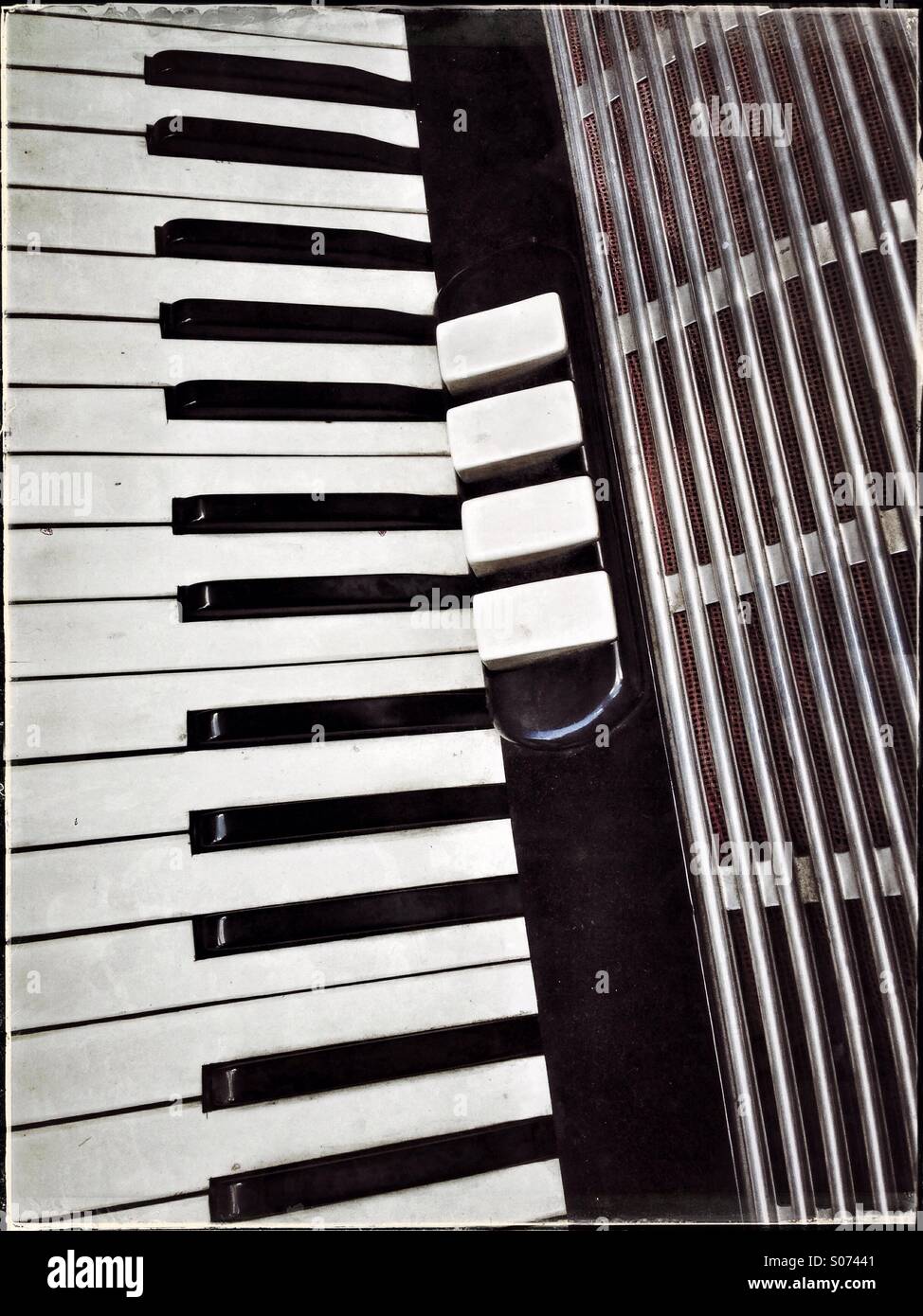 Accordion - Smartphone Captured Stock Image