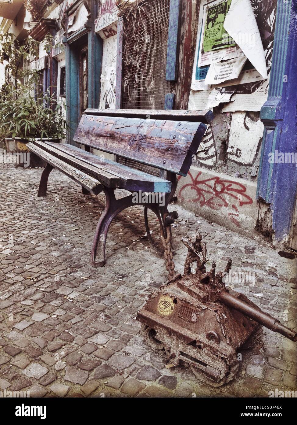 Castanien Alee,Prenzlauer Berg, Berlin,Germany - Smartphone Captured Stock Image