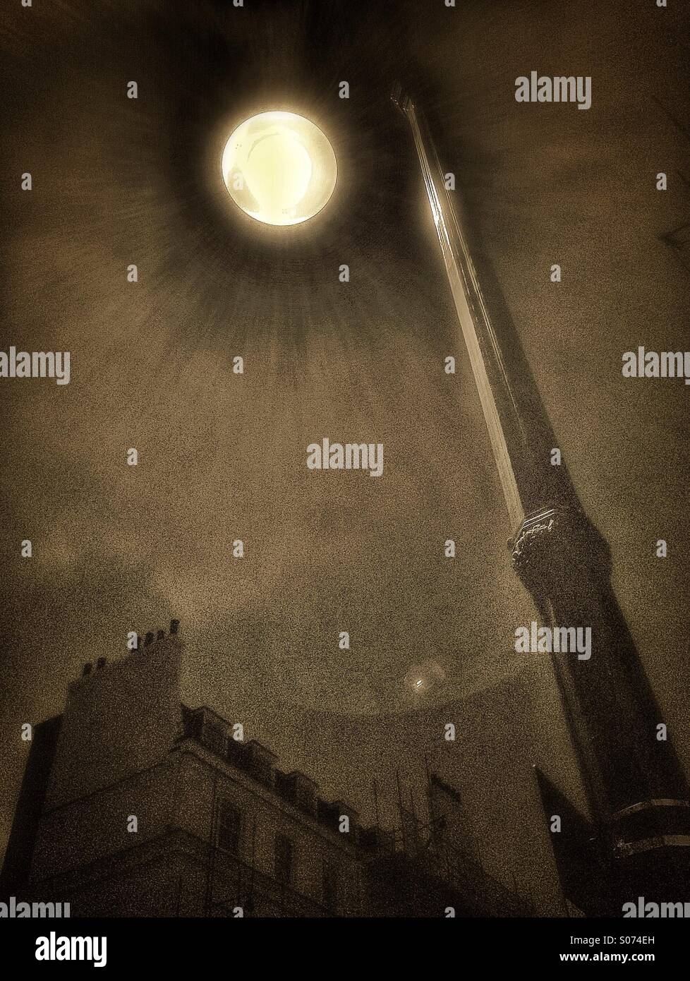 Lamplight - Smartphone Captured Stock Image