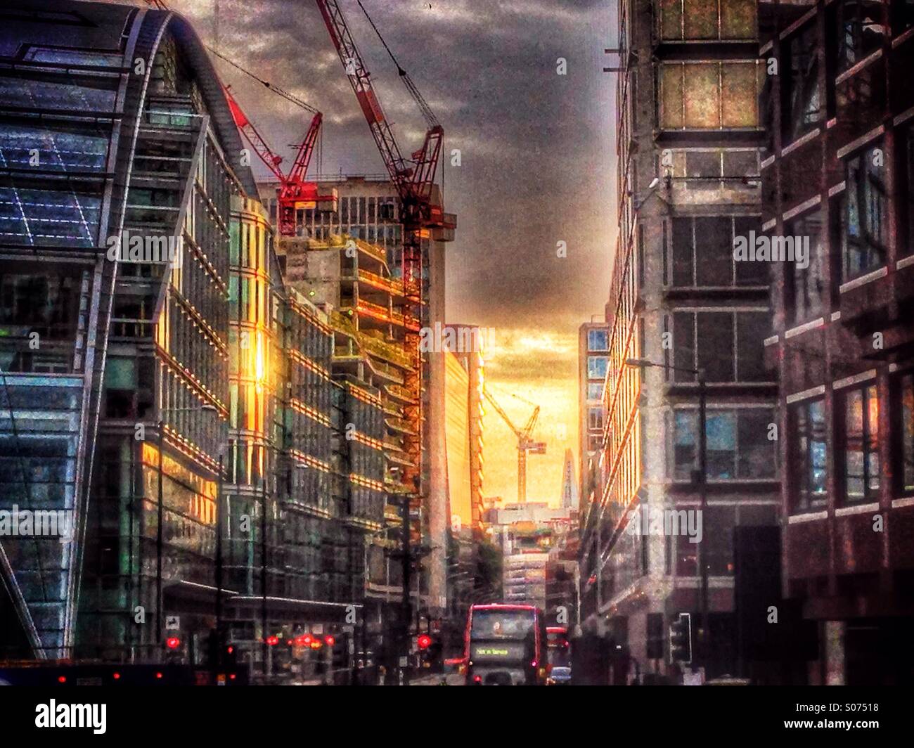 Modern London - Smartphone Captured Stock Image