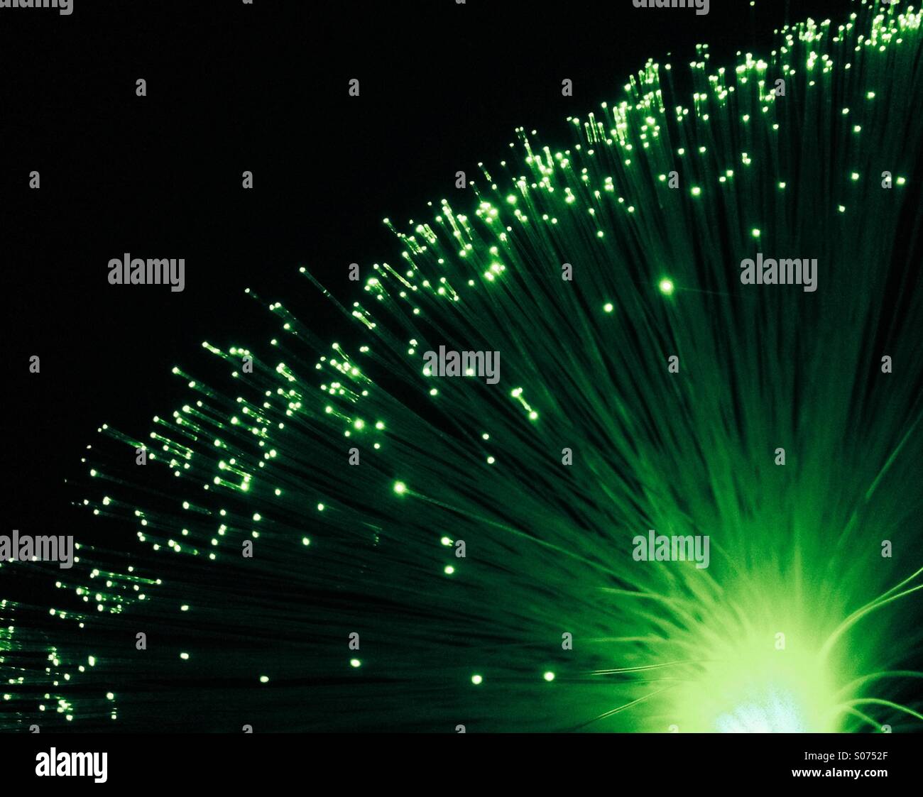 Fibre optic lights Stock Photo Alamy