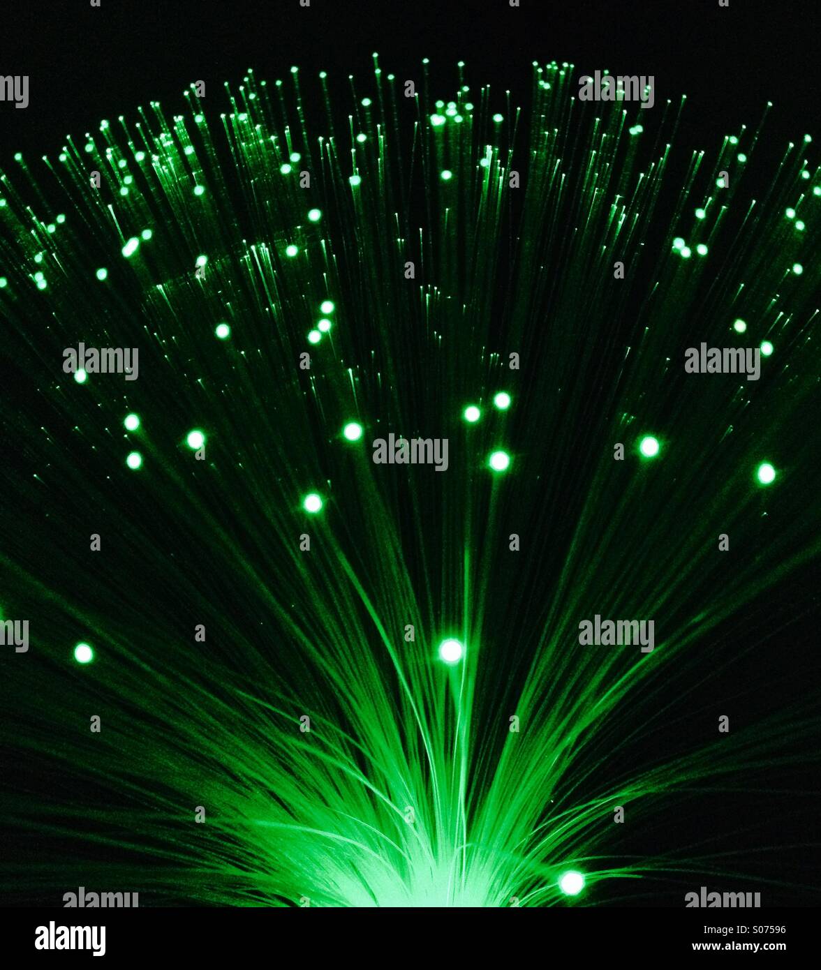 Fibre optic lights Stock Photo - Alamy