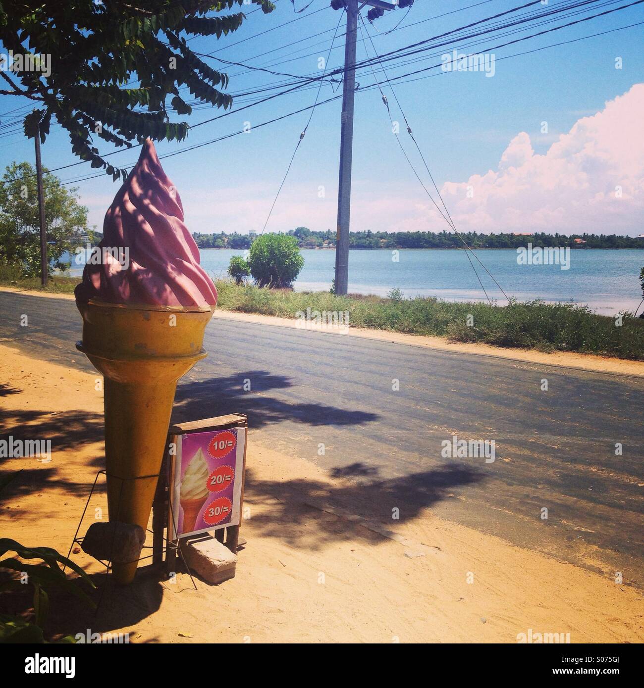 Ice Cream Parlour Sri Lanka Stock Photo Alamy