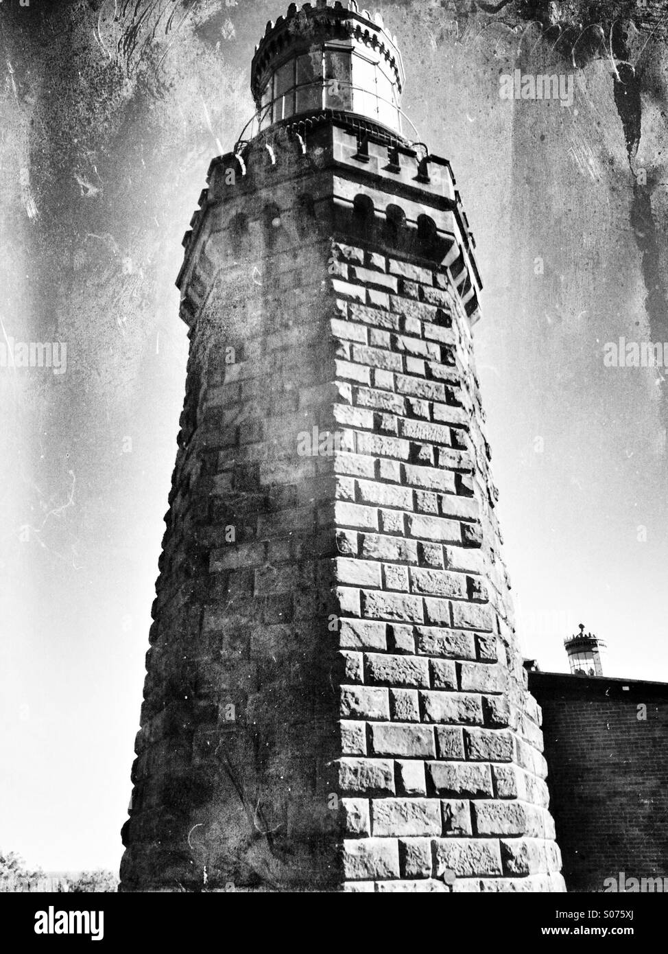 Twin Lights Lighthouse, Atlantic Highlands,  NJ - Smartphone Captured Stock Image