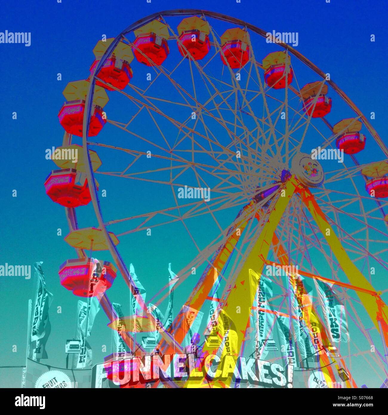 At the fair. - Smartphone Captured Stock Image