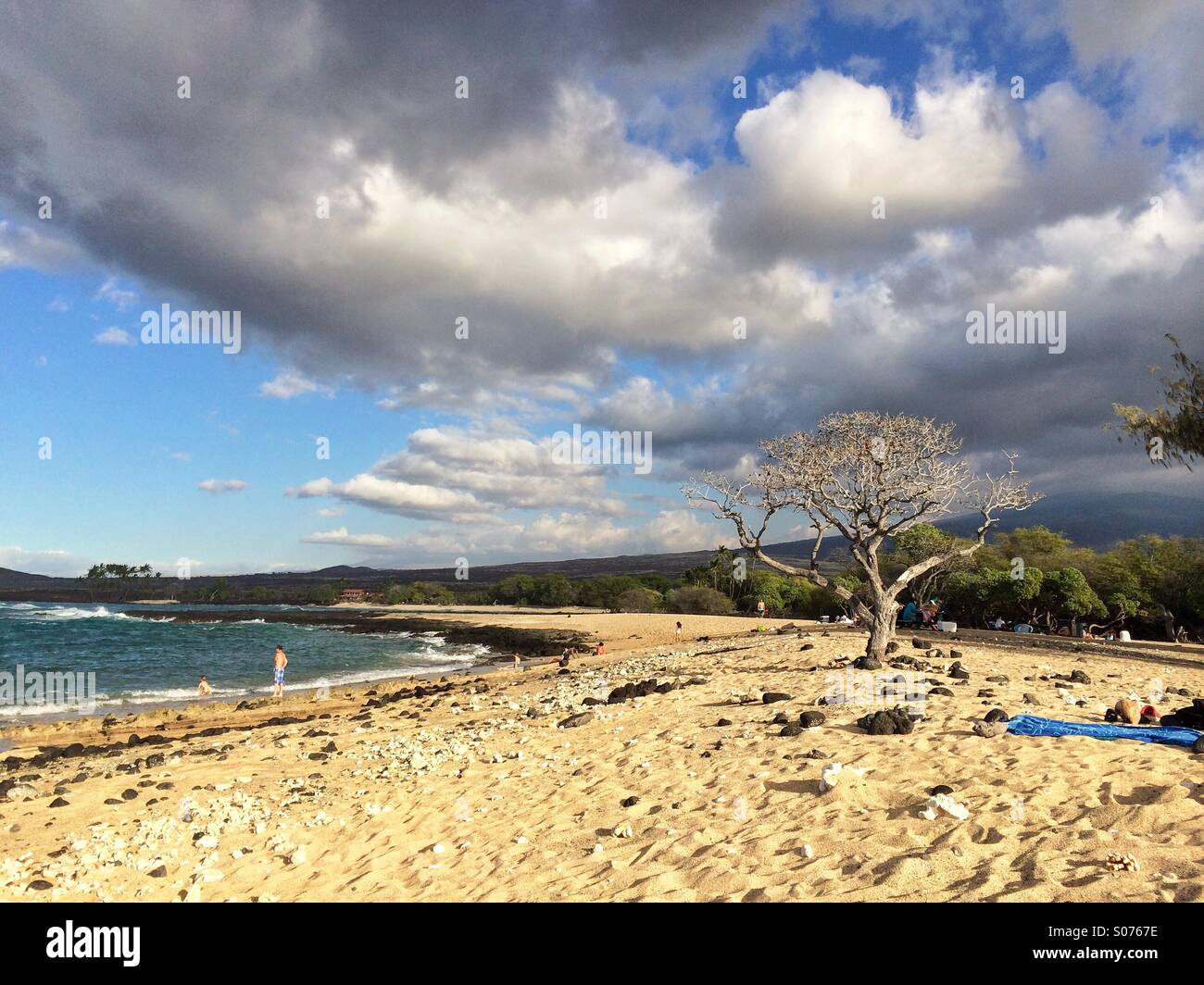 Hawaii family beach hi-res stock photography and images - Alamy