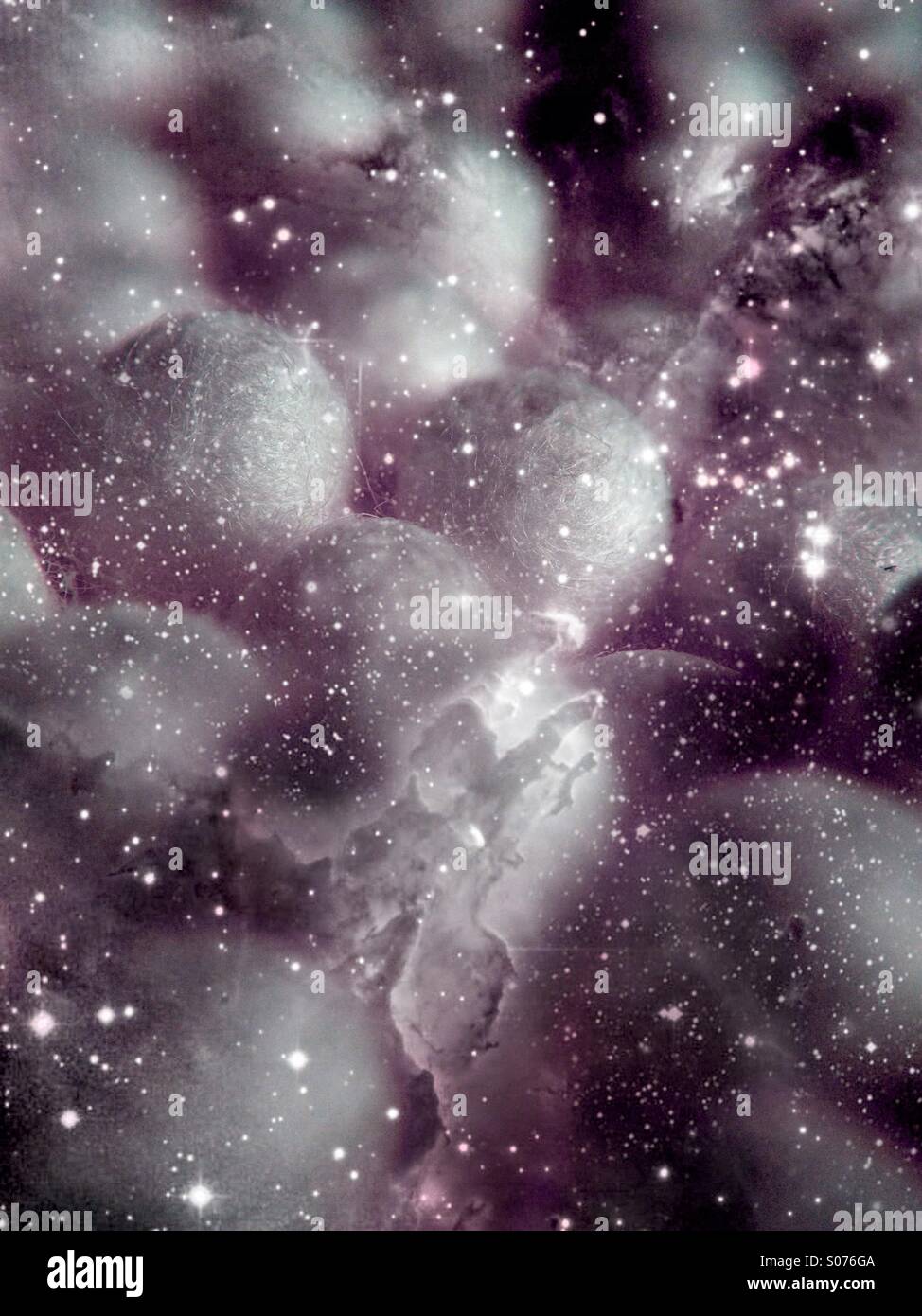 Close up of cotton buds - Smartphone Captured Stock Image