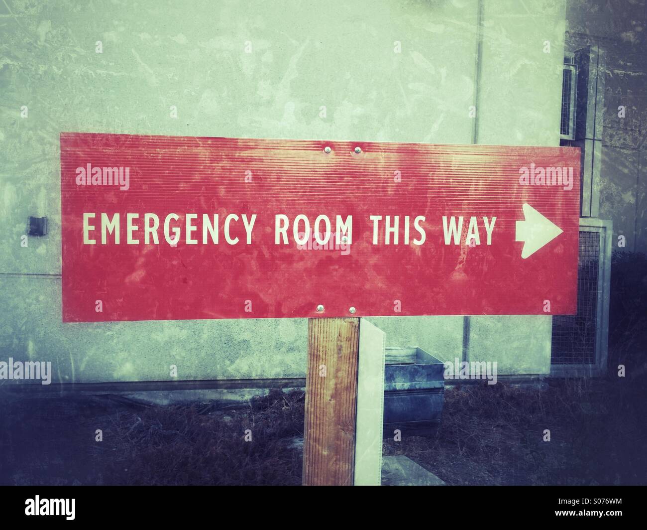 Pop up Emergency Room Stock Photo