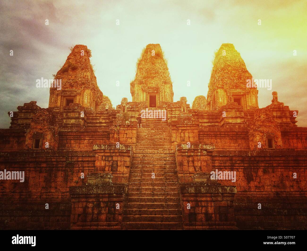 Pre Rup Temple Cambodia - Smartphone Captured Stock Image