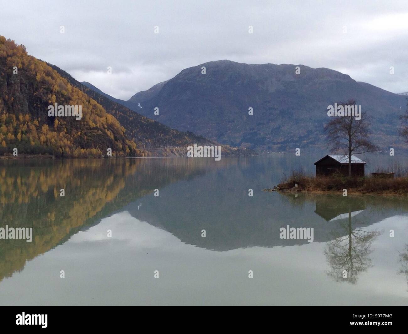 Autumn in southern Norway - Smartphone Captured Stock Image