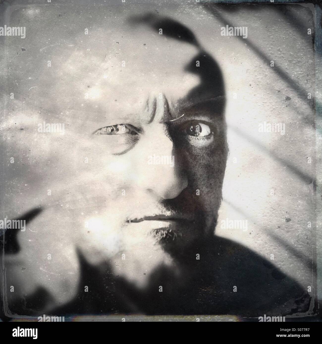 A man looking - Smartphone Captured Stock Image