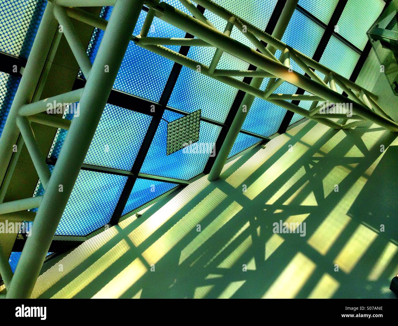 Airport Architecture - Smartphone Captured Stock Image