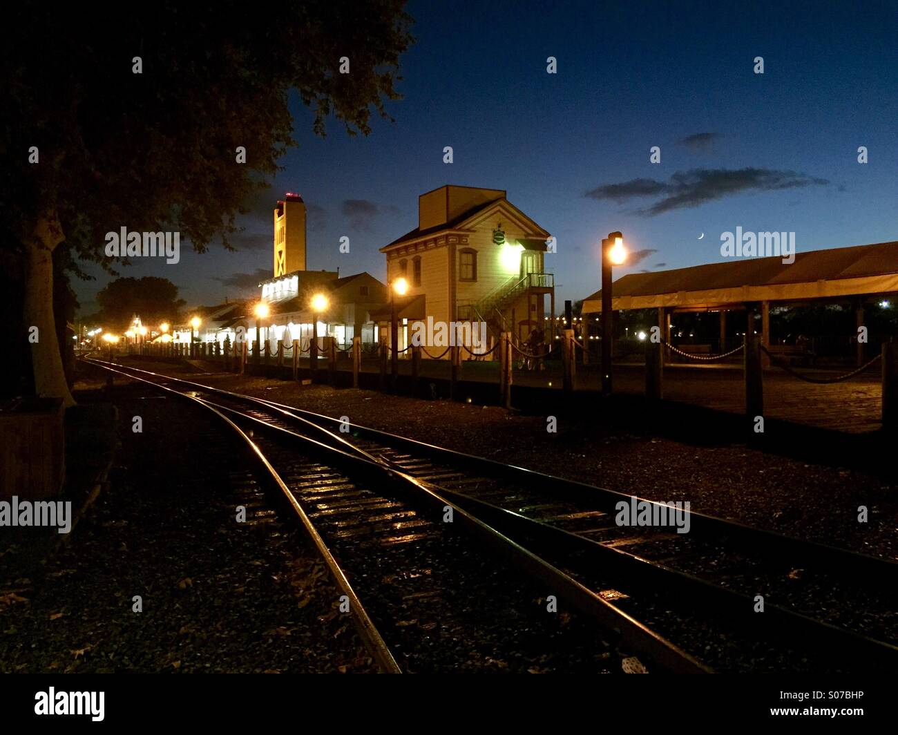 Old Sacramento, CA - Smartphone Captured Stock Image